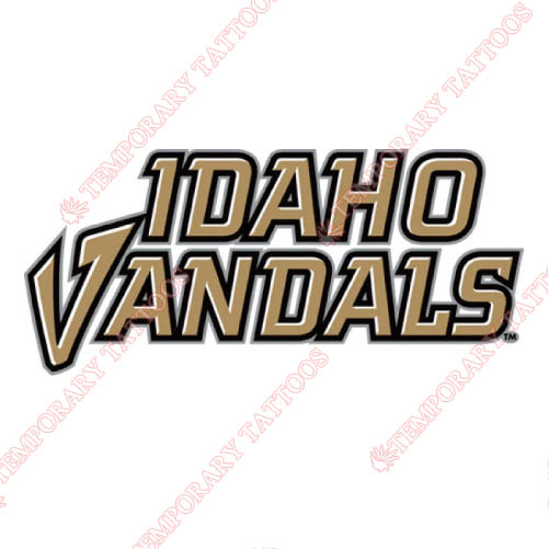 Idaho Vandals Customize Temporary Tattoos Stickers NO.4595
